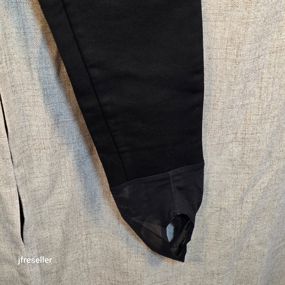 Vintage Edelweiss Schoeller Wool Blend Stirrup Ski Pants Black Womens 10 USA 80s - Picture 3 of 8